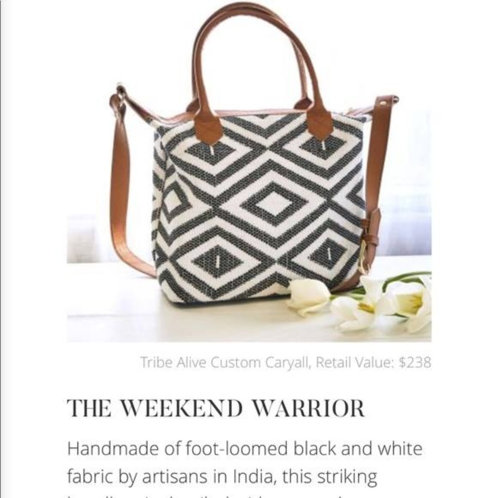 Tribe Alive Custom Carryall Tote Bag in "EUC'